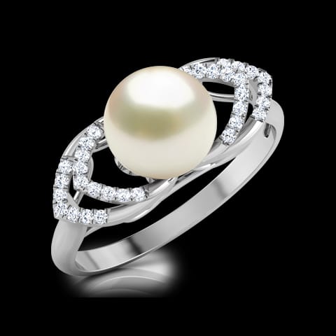Gracious Pearl Diamond Ring Gracious Pearl Diamond Ring