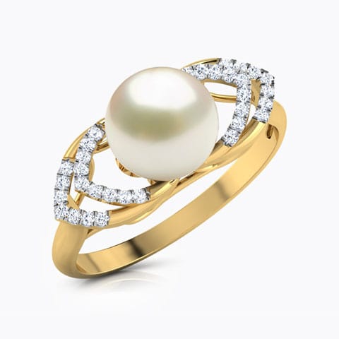Gracious Pearl Diamond Ring Gracious Pearl Diamond Ring