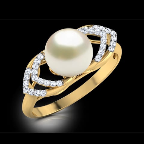 Gracious Pearl Diamond Ring Gracious Pearl Diamond Ring