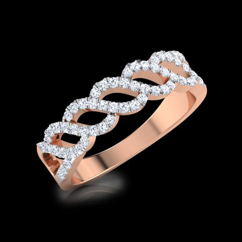 Twine Diamond Band Twine Diamond Band