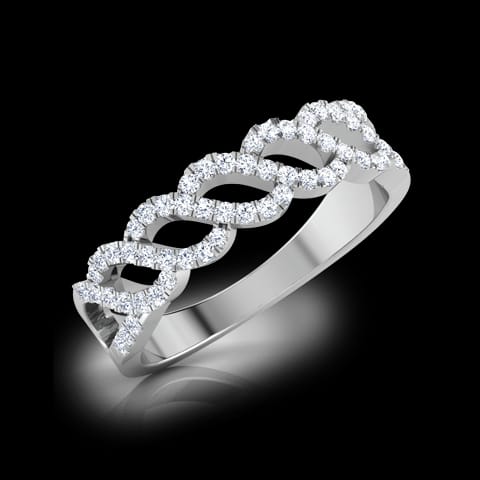 Twine Diamond Band Twine Diamond Band