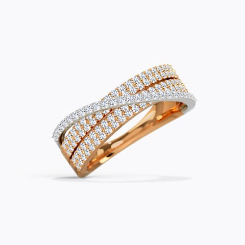 Trio Overlap Diamond Band Trio Overlap Diamond Band