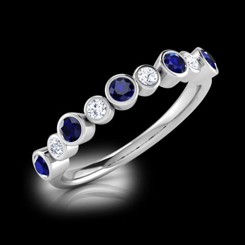 Alternate Loop Diamond Ring Alternate Loop Diamond Ring