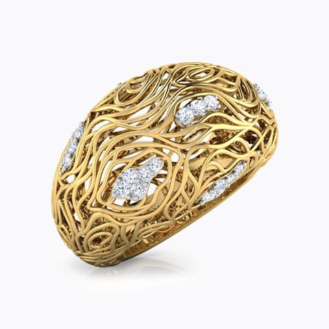 Bhoma Wood Grain Ring