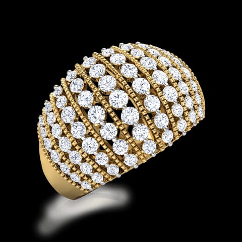 Multi Tier Diamond Band