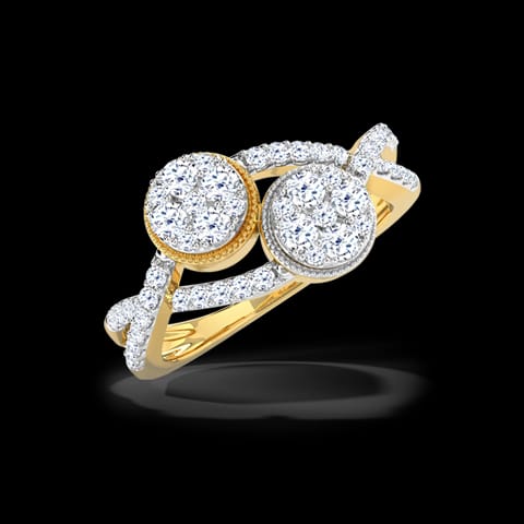 Twine Clump Diamond Ring Twine Clump Diamond Ring