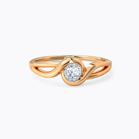 Twine Miracle Plate Diamond Ring Twine Miracle Plate Diamond Ring