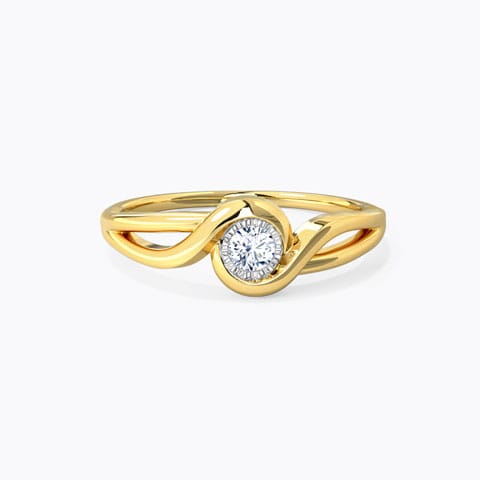 Twine Miracle Plate Diamond Ring Twine Miracle Plate Diamond Ring