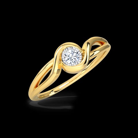 Twine Miracle Plate Diamond Ring Twine Miracle Plate Diamond Ring