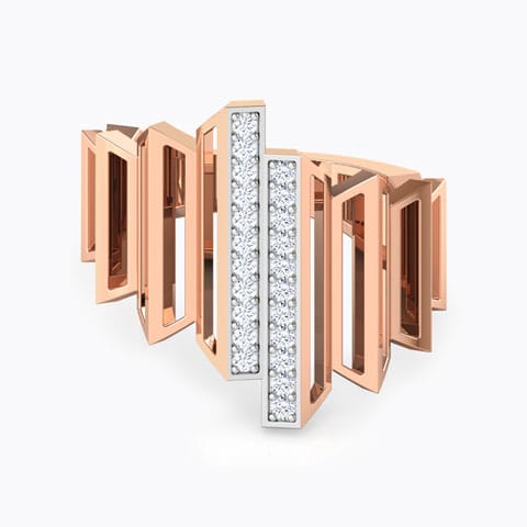 Eros Graduating Zigzag Diamond Ring Eros Graduating Zigzag Diamond Ring