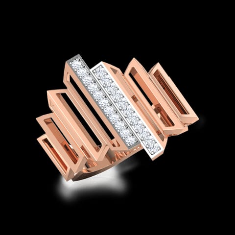 Eros Graduating Zigzag Diamond Ring Eros Graduating Zigzag Diamond Ring