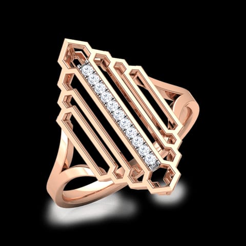 Regal Stepped Diamond Ring Regal Stepped Diamond Ring