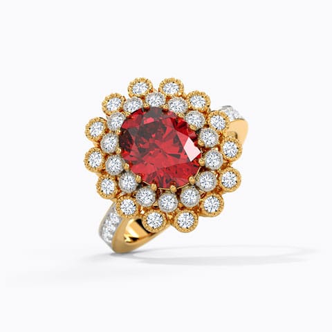 Bloom Scallop Diamond Ring Bloom Scallop Diamond Ring