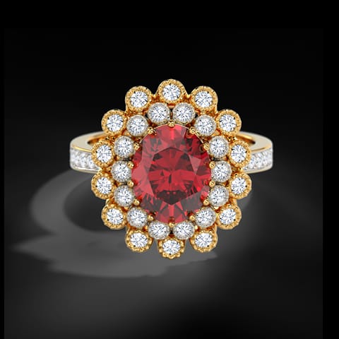 Bloom Scallop Diamond Ring Bloom Scallop Diamond Ring