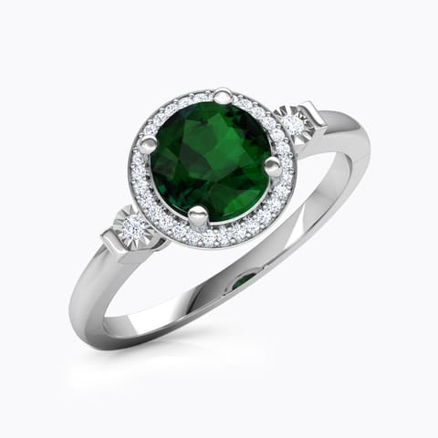 Halo Miracle Plate Ring