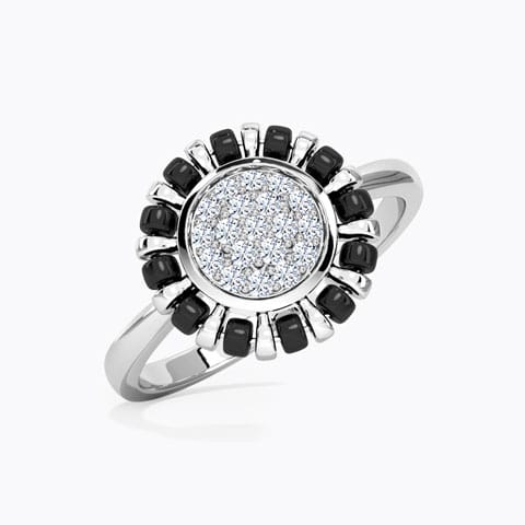 Paavi Mangalsutra Diamond Ring