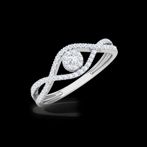 Twine Cluster Diamond Ring Twine Cluster Diamond Ring