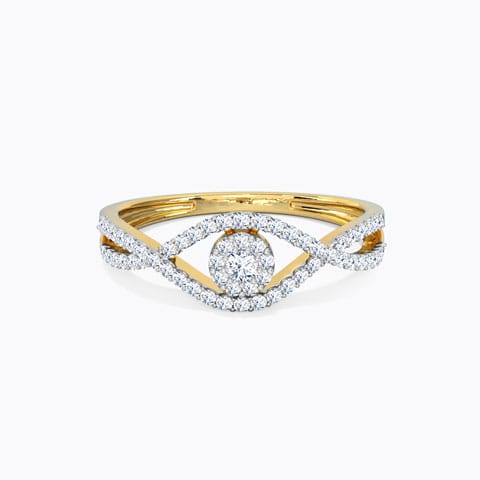 Twine Cluster Diamond Ring Twine Cluster Diamond Ring