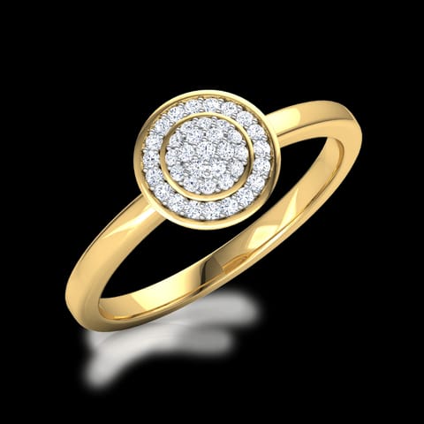 Convex Cluster Diamond Ring Convex Cluster Diamond Ring
