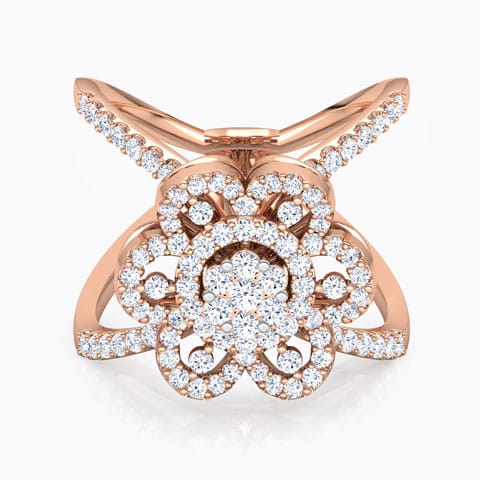 Blossom Wide Diamond Ring Blossom Wide Diamond Ring