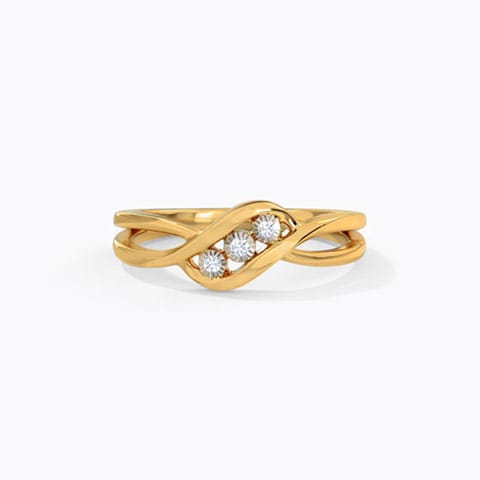 Trio Miracle Plate Diamond Ring Trio Miracle Plate Diamond Ring