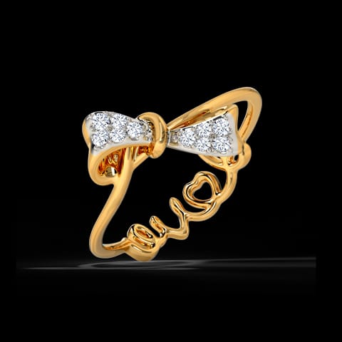 Bow Love Diamond Ring Bow Love Diamond Ring