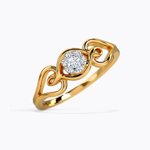 Shimmering Cluster Promise Diamond Ring Shimmering Cluster Promise Diamond Ring