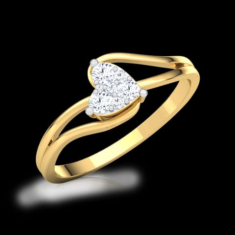 Glittering Heart Promise Diamond Ring Glittering Heart Promise Diamond Ring