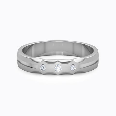 Estella Platinum Band for Her Estella Platinum Band for Her