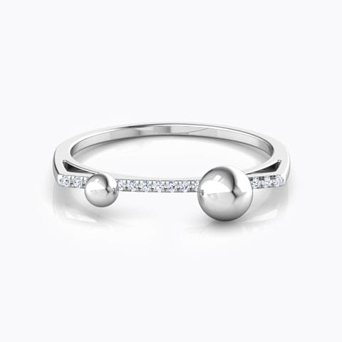 Drops Linear Diamond Ring