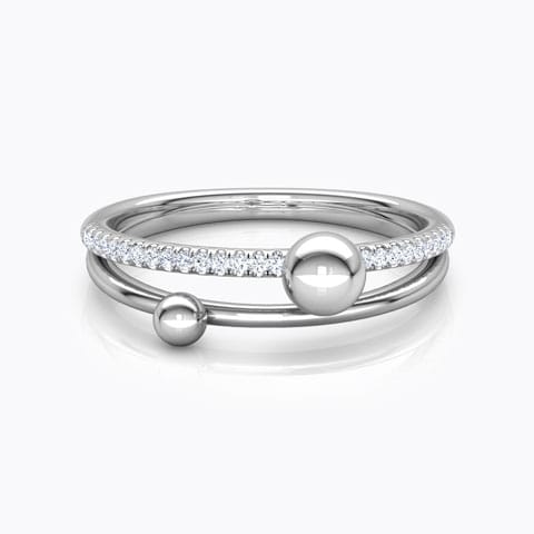 Dewdrops Linear Diamond Ring