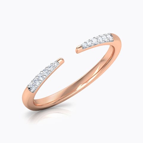 Slender Stackable Diamond Ring