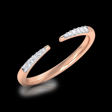 Slender Stackable Diamond Ring