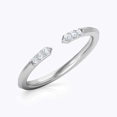 Edgy Stackable Diamond Ring Edgy Stackable Diamond Ring