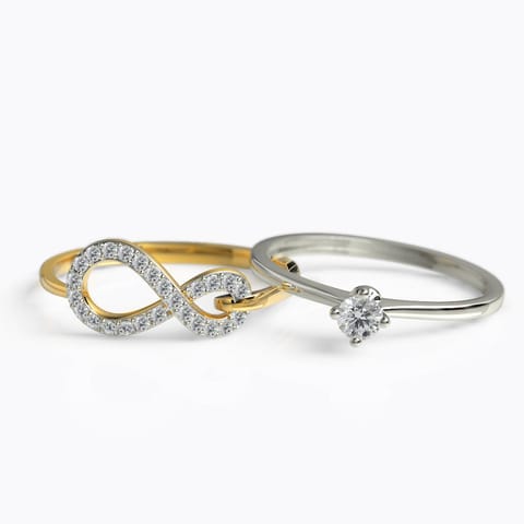Infinity Twin Diamond Rings Infinity Twin Diamond Rings