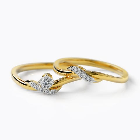 Swerve Twin Diamond Rings Swerve Twin Diamond Rings