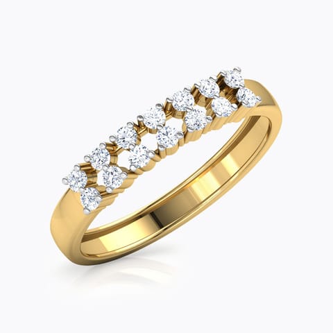 Dual Row Diamond Band