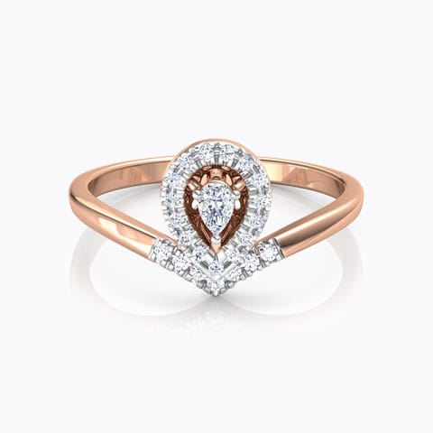 Glowing Drop Promise Diamond Ring Glowing Drop Promise Diamond Ring