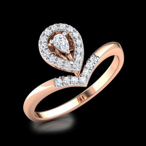 Glowing Drop Promise Diamond Ring Glowing Drop Promise Diamond Ring