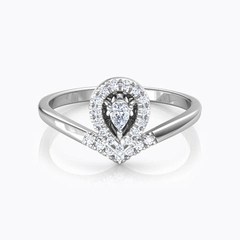 Glowing Drop Promise Diamond Ring Glowing Drop Promise Diamond Ring
