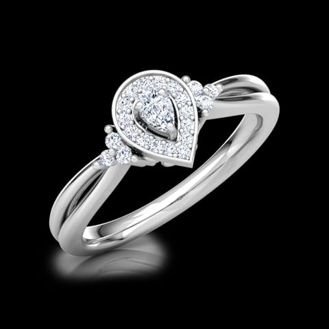 Dazzling Drop Promise Diamond Ring Dazzling Drop Promise Diamond Ring