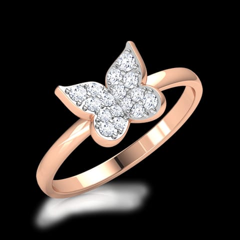 Minimalistic Butterfly Diamond Ring Minimalistic Butterfly Diamond Ring
