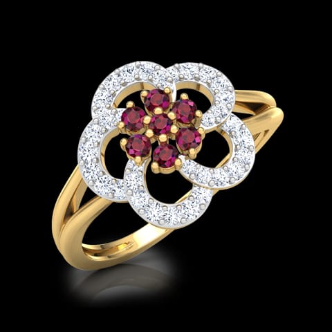 Saanvi Vibrant Diamond Ring Saanvi Vibrant Diamond Ring