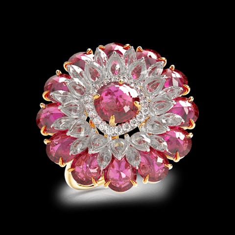 Gul Bloom Diamond Ring