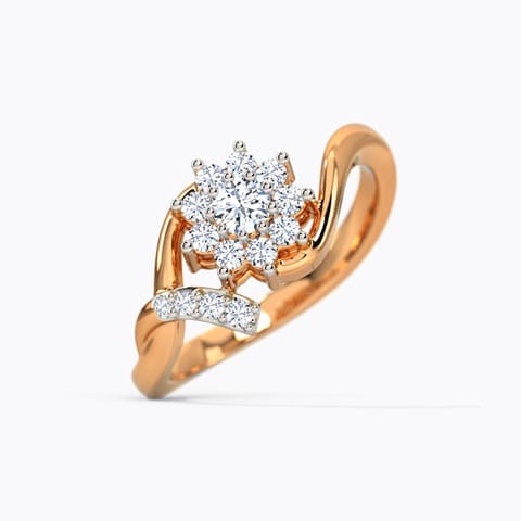 Floret Touch Diamond Ring Floret Touch Diamond Ring