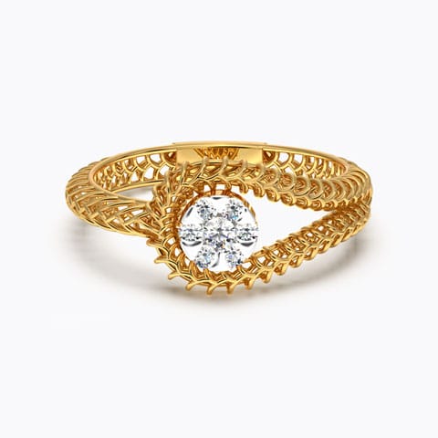 Interloop Mesh Diamond Ring Interloop Mesh Diamond Ring