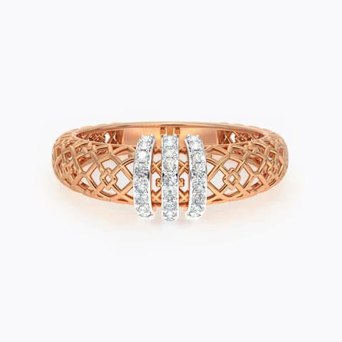 Linear Mesh Diamond Ring Linear Mesh Diamond Ring
