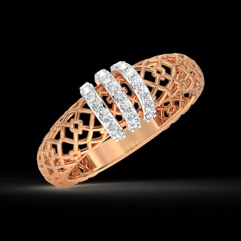 Linear Mesh Diamond Ring Linear Mesh Diamond Ring