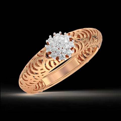 Rays Mesh Diamond Ring