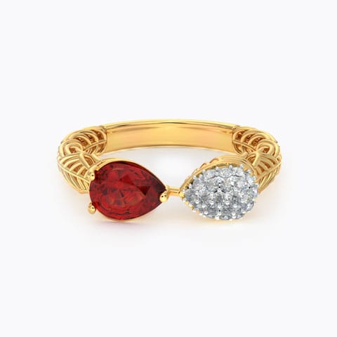 Pear Mesh Diamond Ring Pear Mesh Diamond Ring